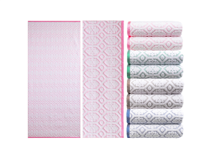 Полотенце махровое "Сильвер J-270" 50х90 см, плотность 500 гр/м2, 100% хлопок, цвет ассорти