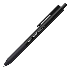 Ручка стираемая гелевая автоматическая ErichKrause Magic Grip "Пиши-Стирай", черный стержень, 0,5 мм, черный корпус