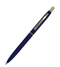 Ручка подарочная автоматическая "LUXOR" Sterling" 1,0 мм стержень синий,  корпус медь, цвет синий/золото