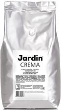 Кофе JARDIN "Crema" в зернах 1кг мягкая упаковка  60% Арабика 40% Робуста