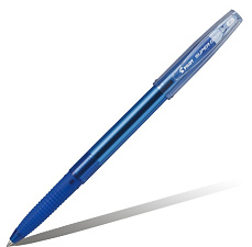 Ручка шариковая Pilot BPS-GG-F, синий стержень, 0,7 мм, синий корпус, резиновая манжетка