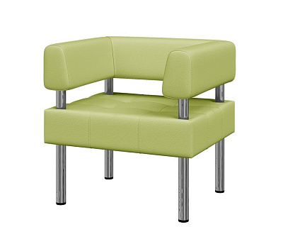 Кресло Бизнес экокожа зеленый Ecotex 3006 (1 категория). Размер (ШхГхВ): 770х620х770мм. ЗАКАЗНАЯ ПОЗИЦИЯ  