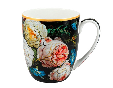 Кружка Carmani Натюрморт, Я. Де Хем, 400 мл материал: костяной фарфор. цвет мультиколор