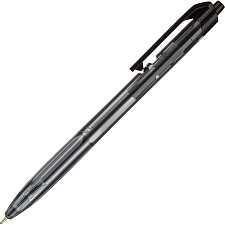 Ручка шариковая автоматическая Deli X-tream EQ20-BL/EQ21-BL", черный стержень, 0,7 мм, корпус черный