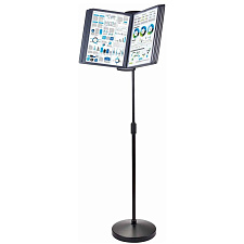 Книга демонстрационная  напольная, А4, 10 панелей, высота 163 см, цвет черный