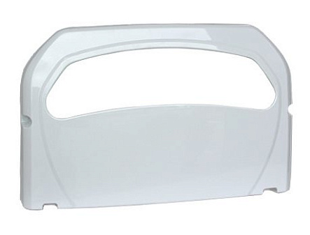 Держатель покрытий для унитаза БС-3-П пластиковый белый, не имеет задней стенки, для одноразовых покрытий сложения 1/2. Размер  550*445*300 мм. 